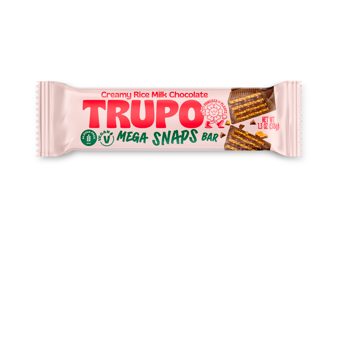 Mega Wafer Bar Vegan Gluten-Free Chocolate Wafer Snack