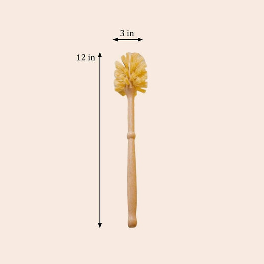 Bamboo Toilet Brush | Plant Based Sisal Bristle