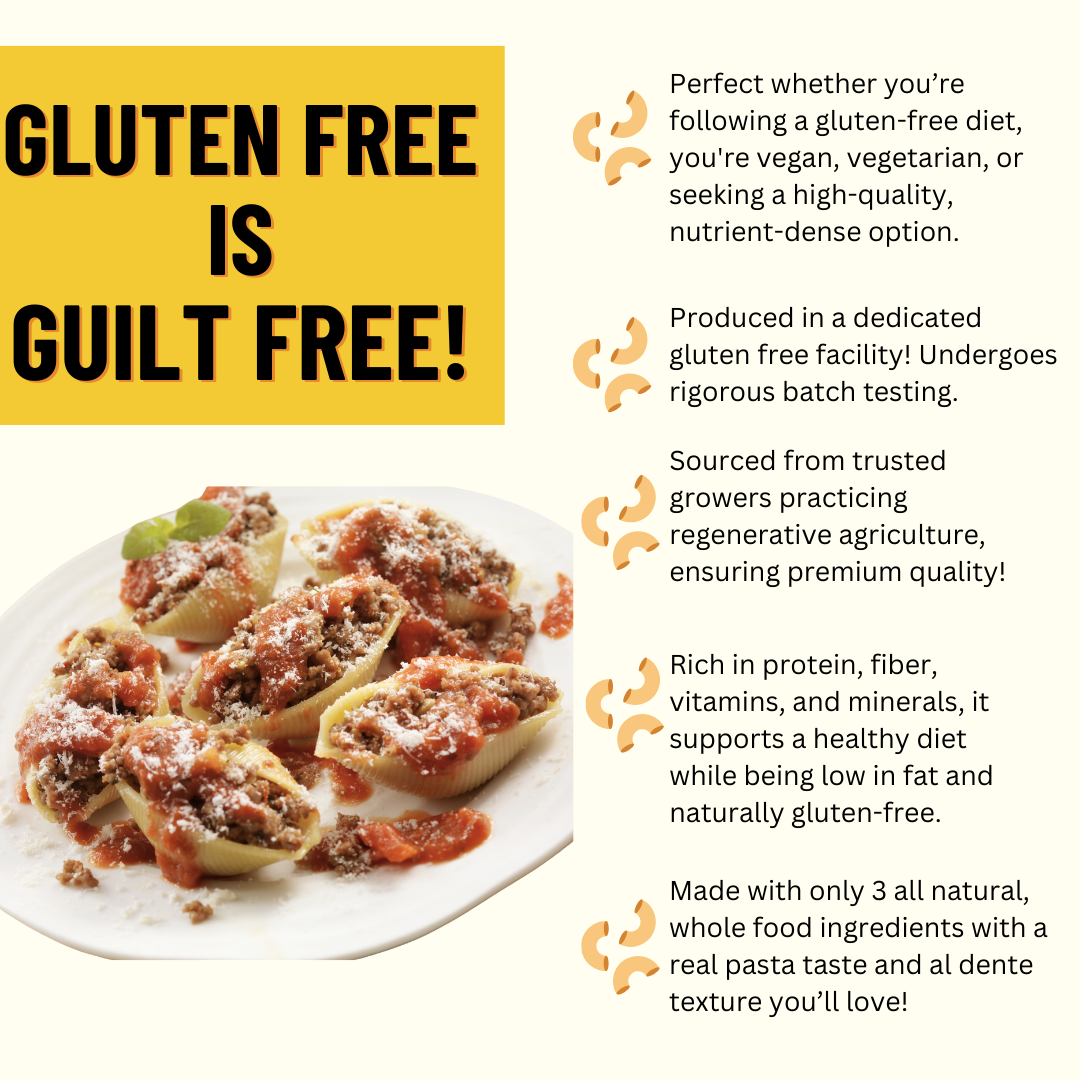 Gluten Free Organic Quinoa Pasta, Shells