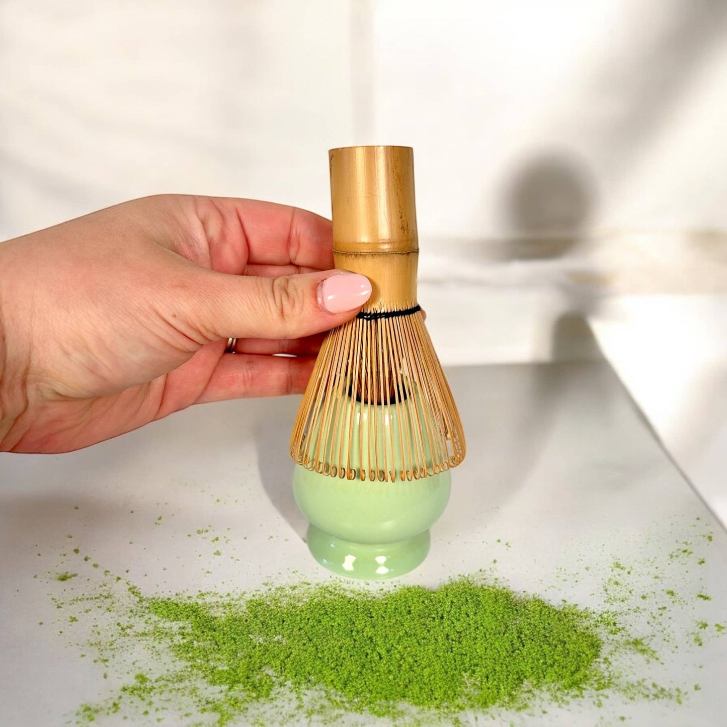 Bamboo Matcha Tea Whisk in Paper Tube | Matcha Bestseller