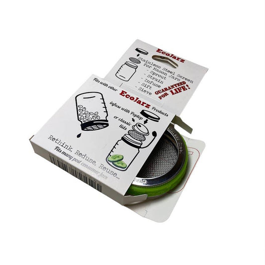 Stainless Steel Screen for Mason Jars - Regular Mouth