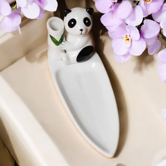 Porcelain Chopstick Holder and Serving Plate