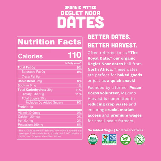 Organic Deglet Noor Pitted Dates