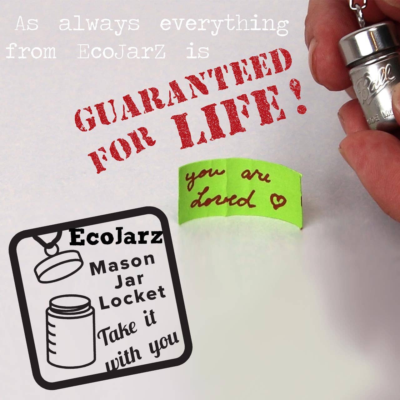 Beautiful Mason Jar Locket