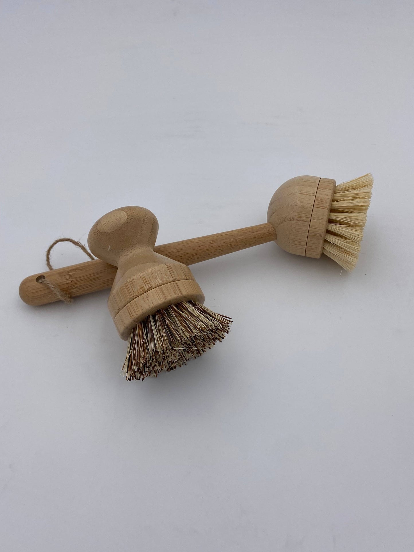 New Bamboo Pot Scrubber - With replaceable head