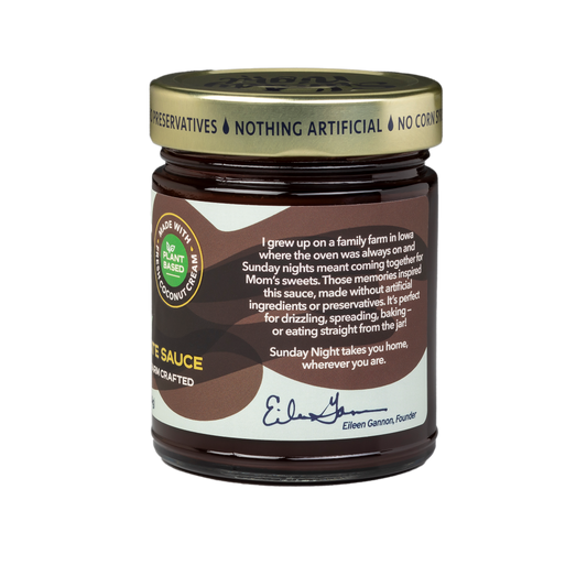 Fudgy Chocolate Sauce (Vegan/ Plant-based) 10 oz