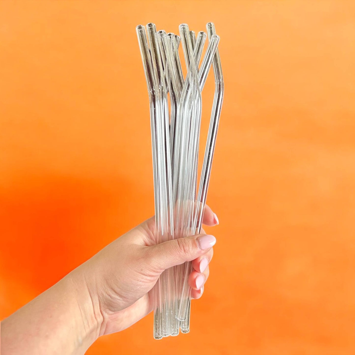 Glass Bent Straw | 9 inch and 11 inch