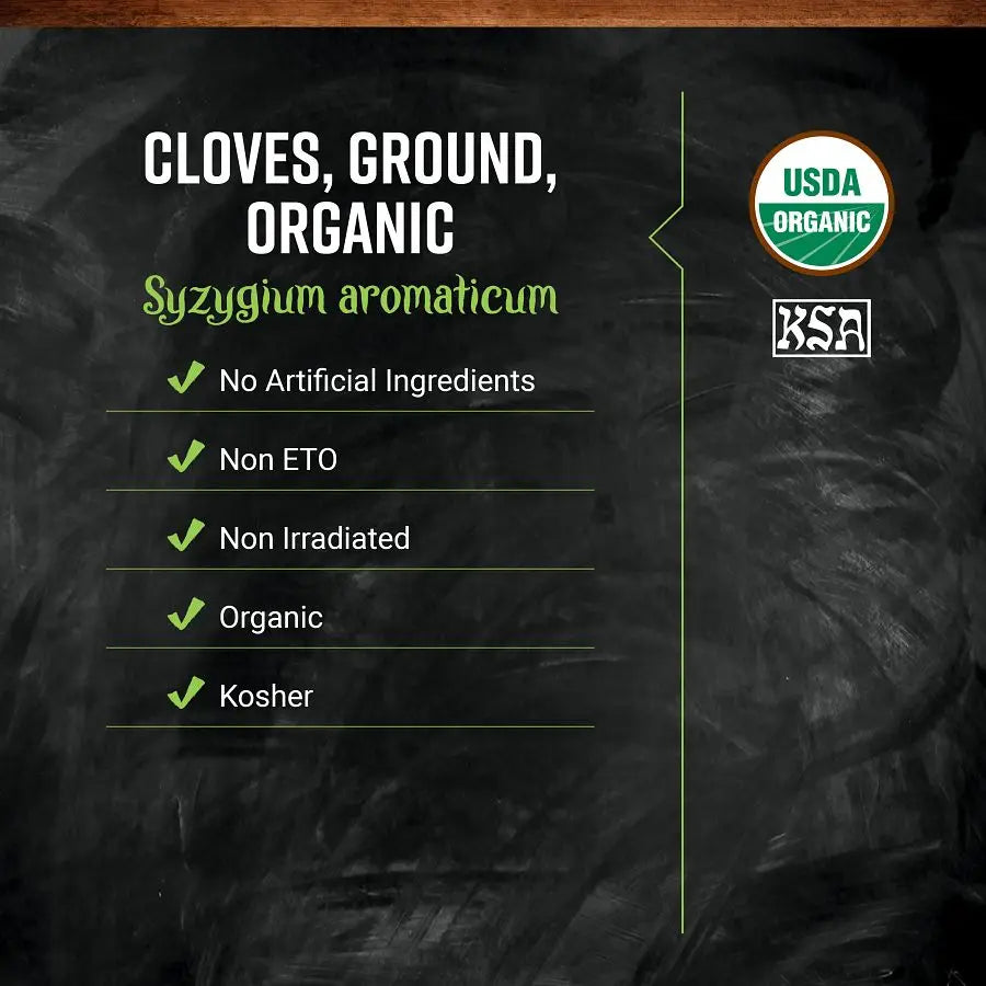 Cloves, ground, organic
