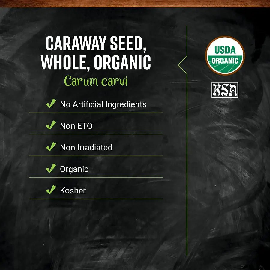 Caraway Seed, whole, organic
