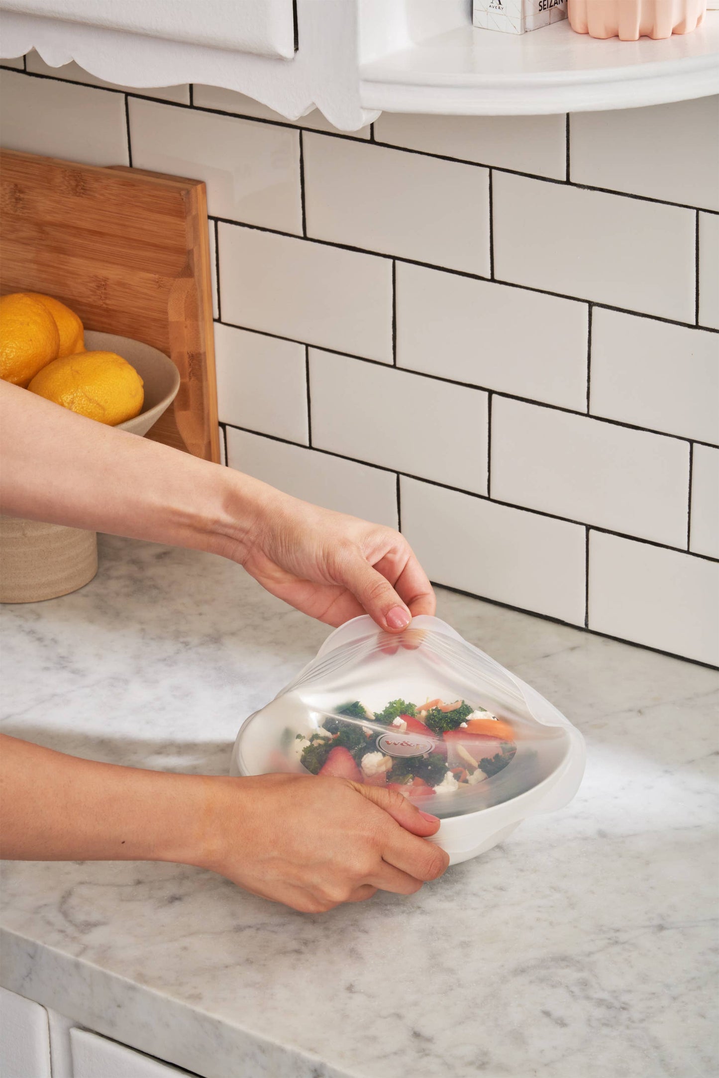 Reusable  Silicone Stretch Lids - Set of 6