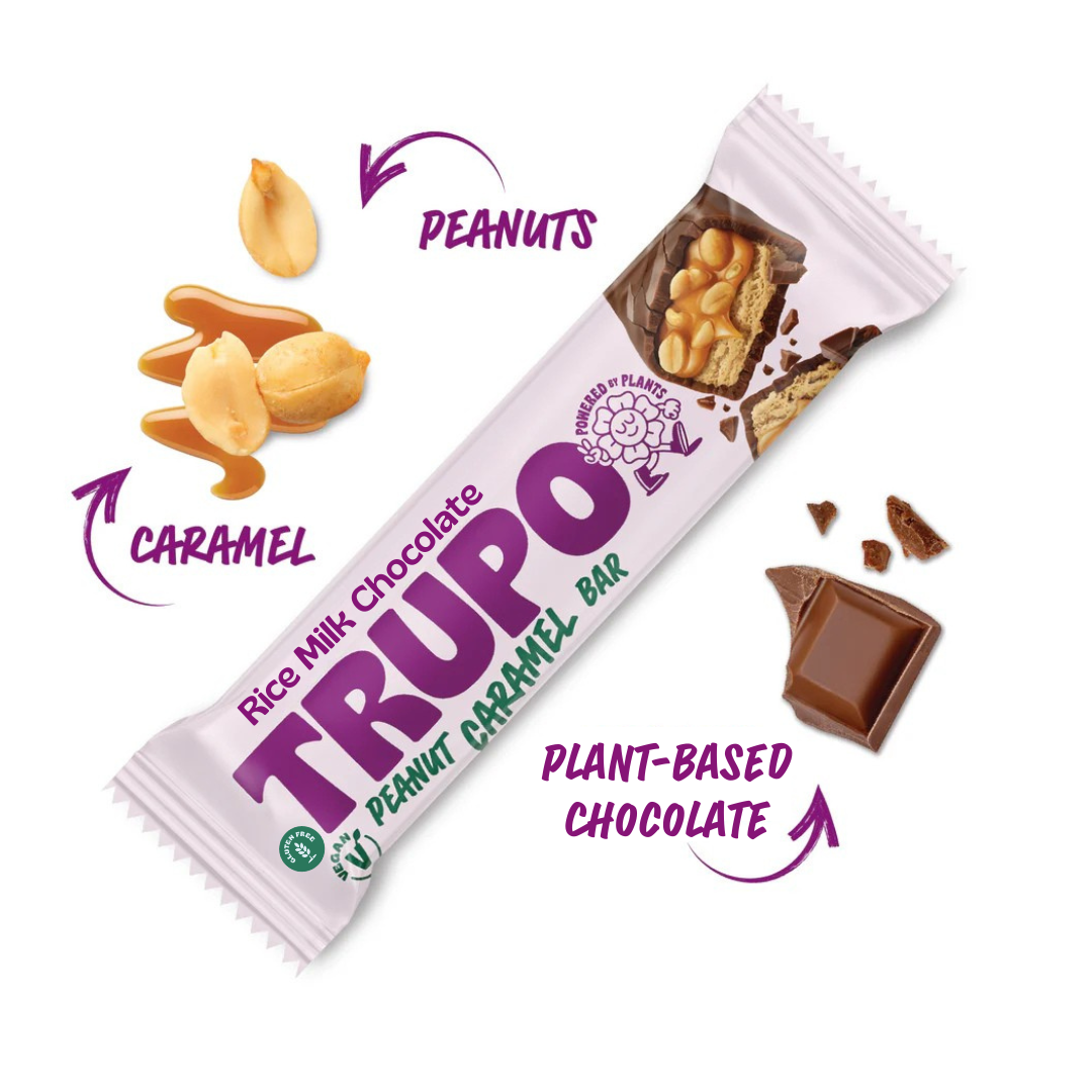 Peanut Caramel Bar- Vegan & Gluten-Free Chocolate Snacks