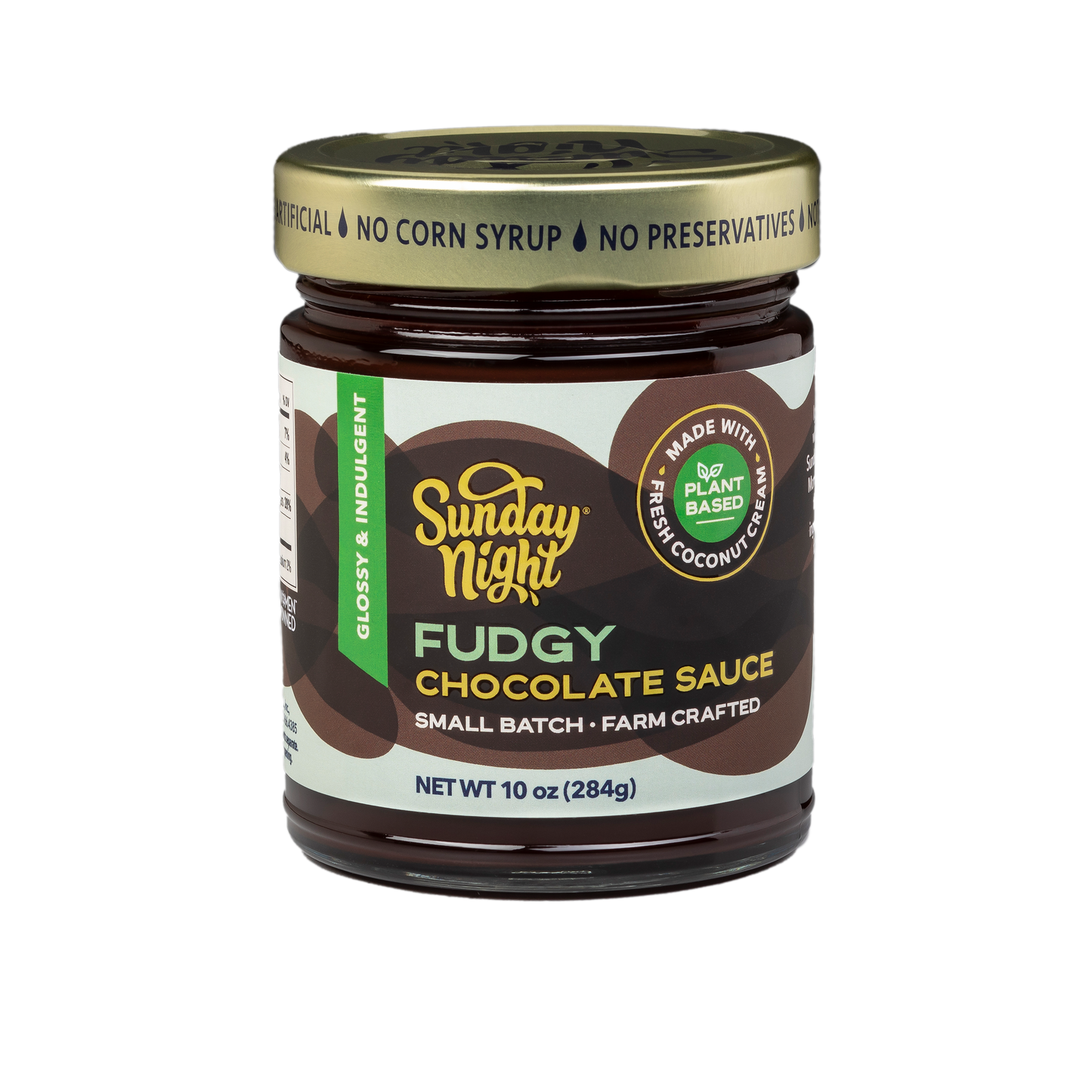 Fudgy Chocolate Sauce (Vegan/ Plant-based) 10 oz