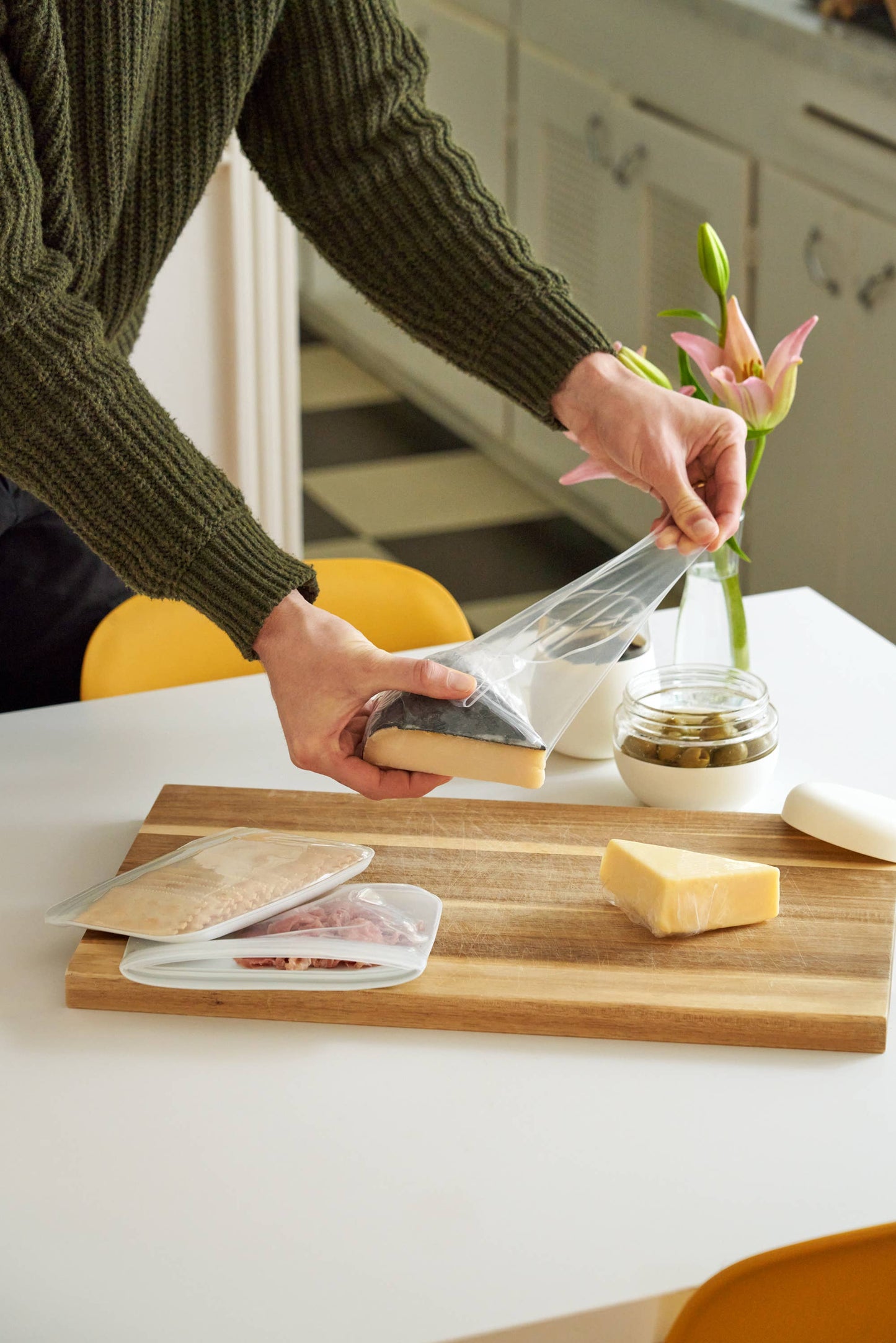 Reusable Silicone Stretch Wrap - Set of 3