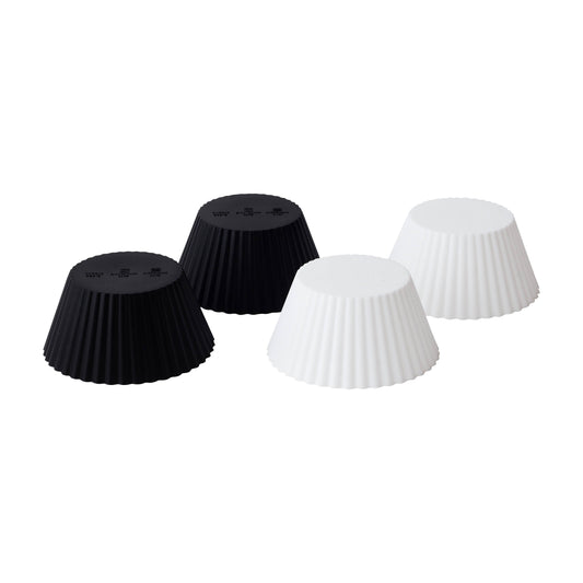 Bakelicious Silicone Cupcake Liners, Set of 12, 3" x 3" x 1"