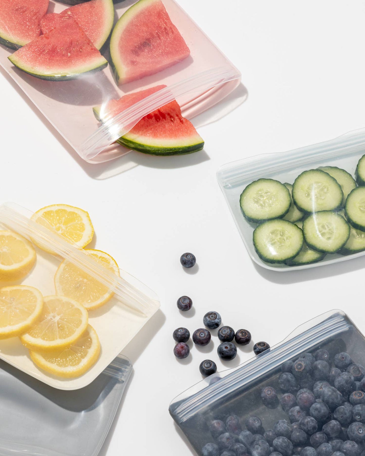 Reusable Silicone Bags - Flat Mint / 10 oz