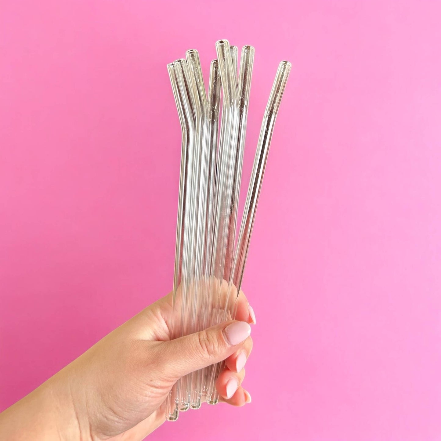Glass Bent Straw | 9 inch and 11 inch