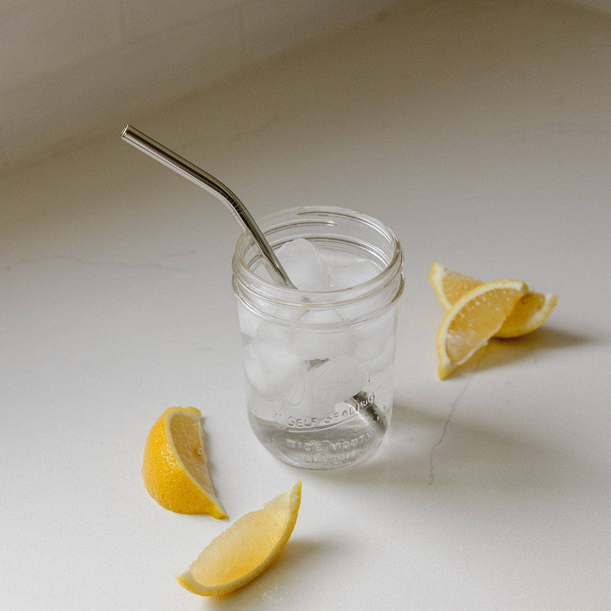 Stainless Steel Straw- Straight or Bent, 5 Colors