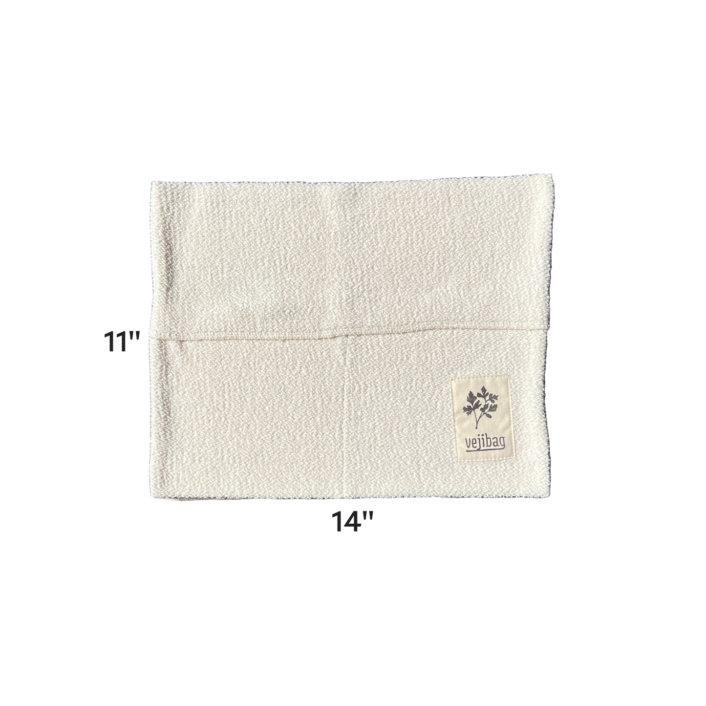 TWO POCKET VEJIBAG- Organic Herb Crisper Storage Bag