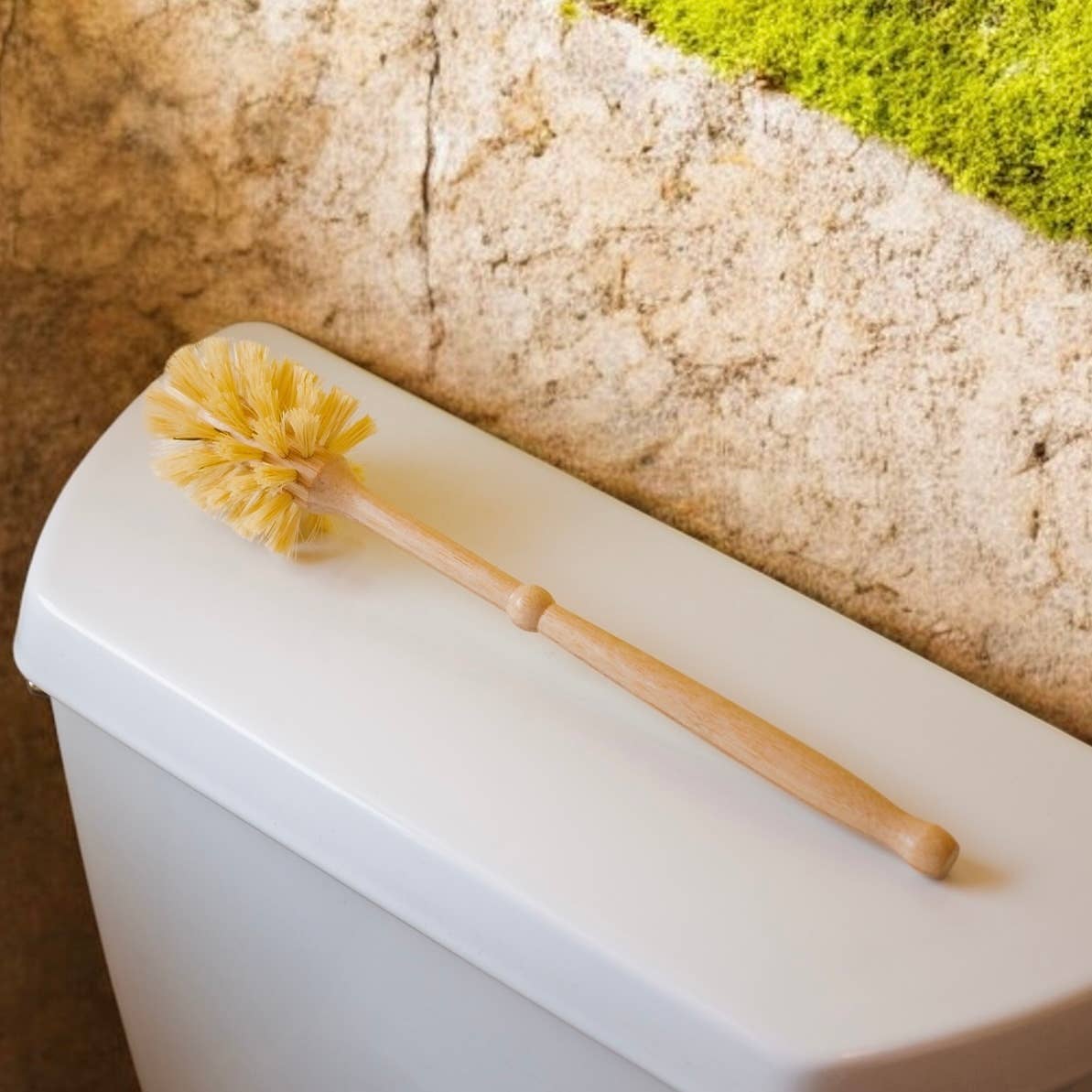Bamboo Toilet Brush | Plant Based Sisal Bristle
