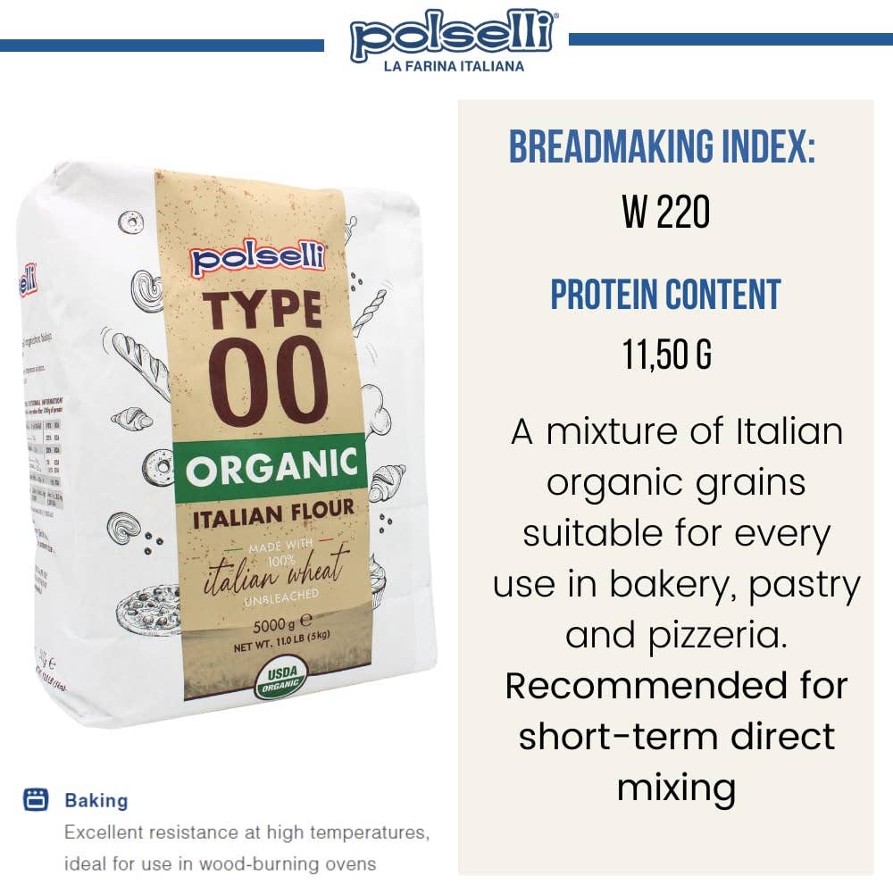 Polselli, Organic Tipo 00 Italian Flour