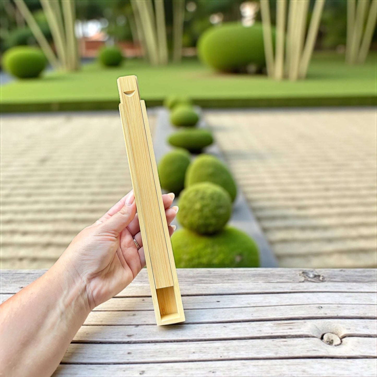 Bamboo Chopstick Storage Travel Box