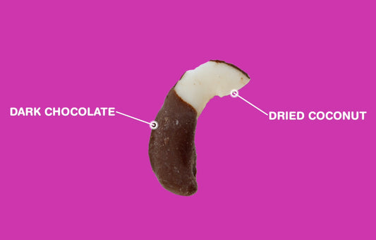 Organic Dark Chocolate Dipped Dried Coconut