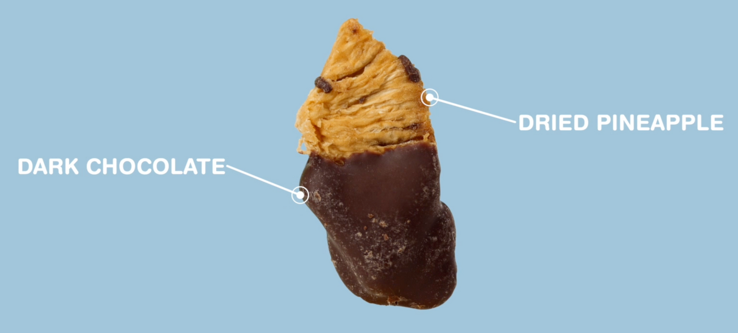 Organic Dark Chocolate Dipped Dried Pineapple