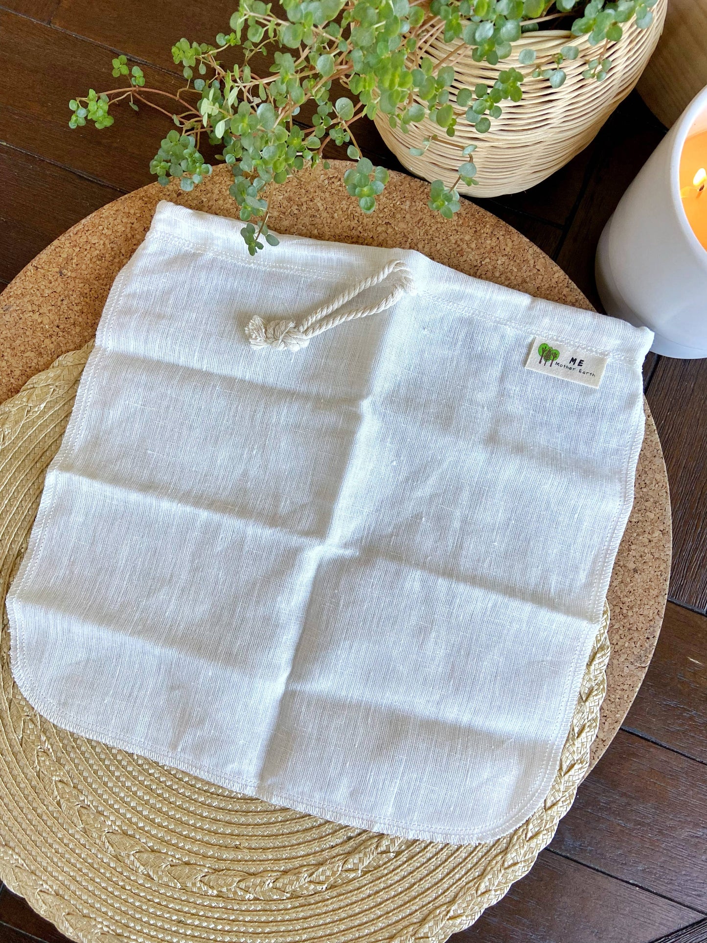 Organic Hemp Cotton Nut Milk Bag