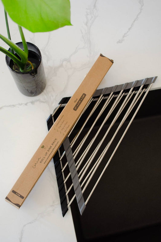 Corner Roll-Up Sink Rack | Shower Rack | Plastic Free