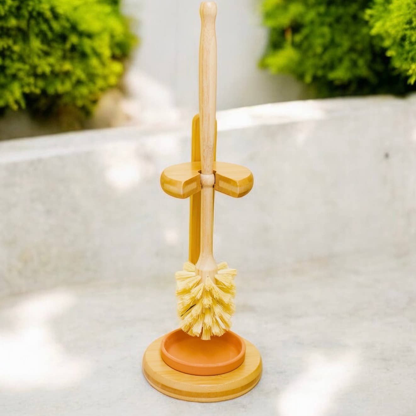 Bamboo Toilet Brush | Plant Based Sisal Bristle