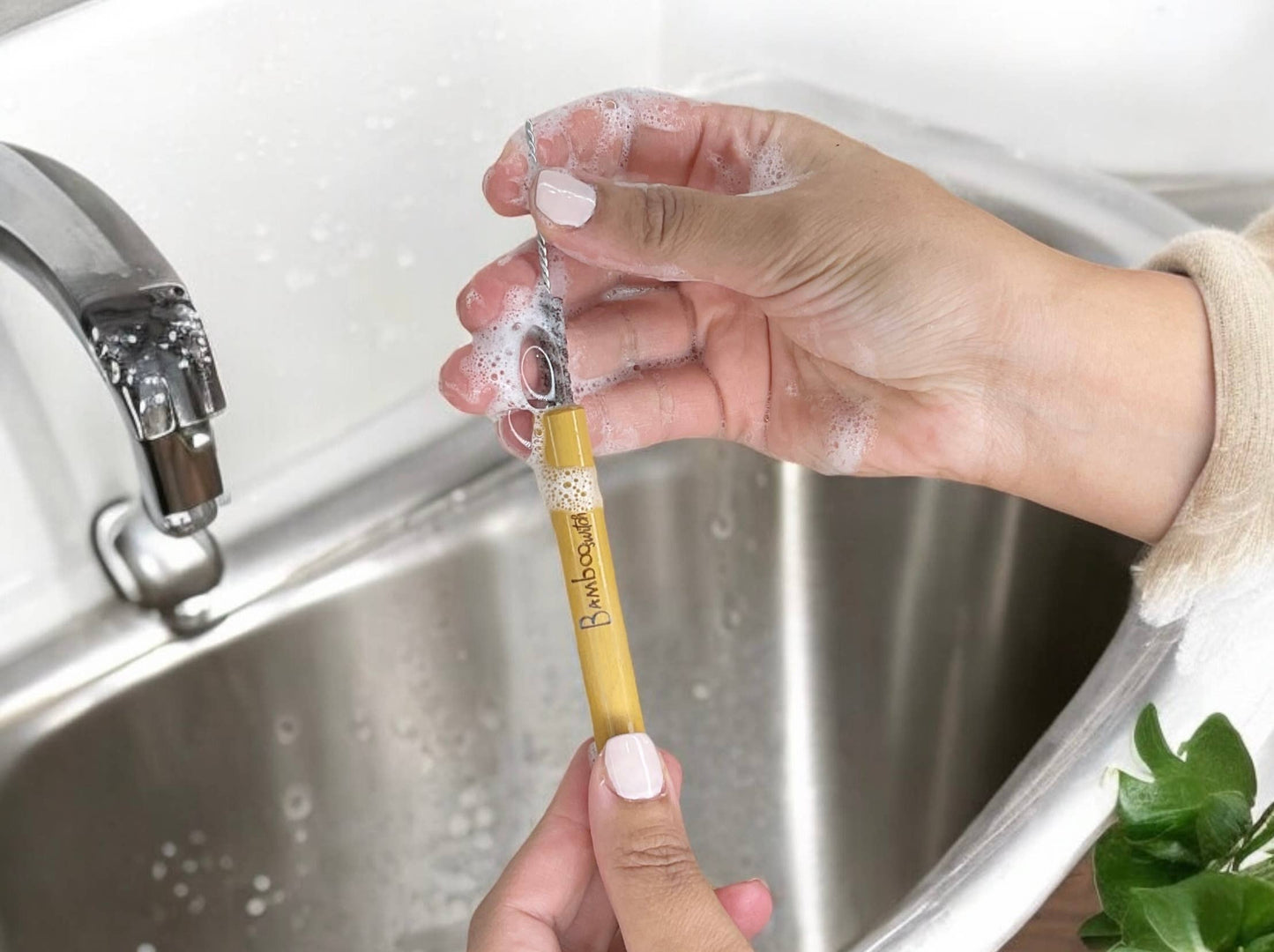 Coconut Fiber Plastic Free Straw Cleaner