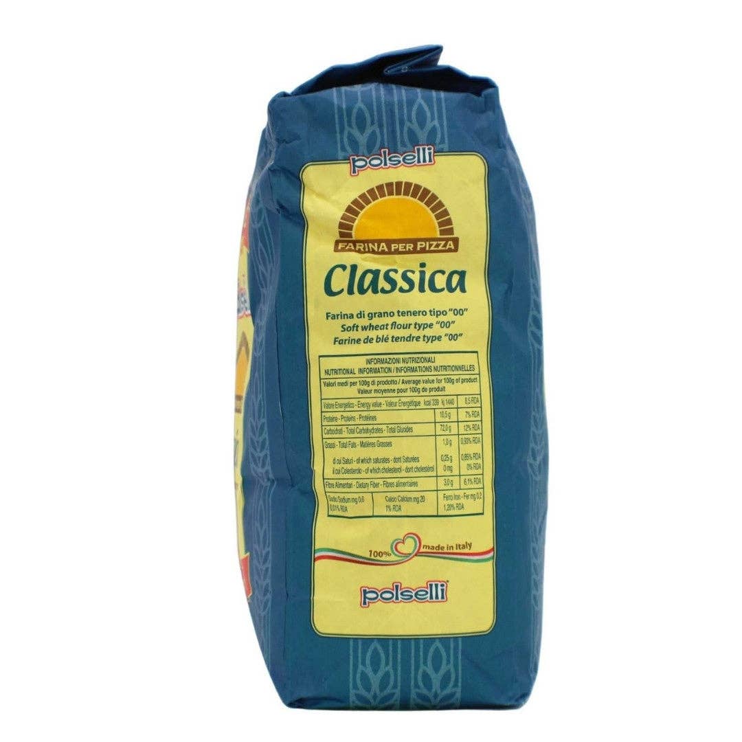 Polselli Classica Tipo 00 Pizza Flour, Authentic Neapolitan Pizza Flour