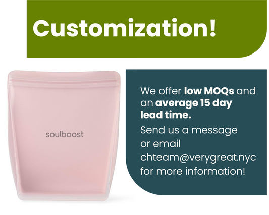 Reusable Silicone Bags - Flat Mint / 10 oz