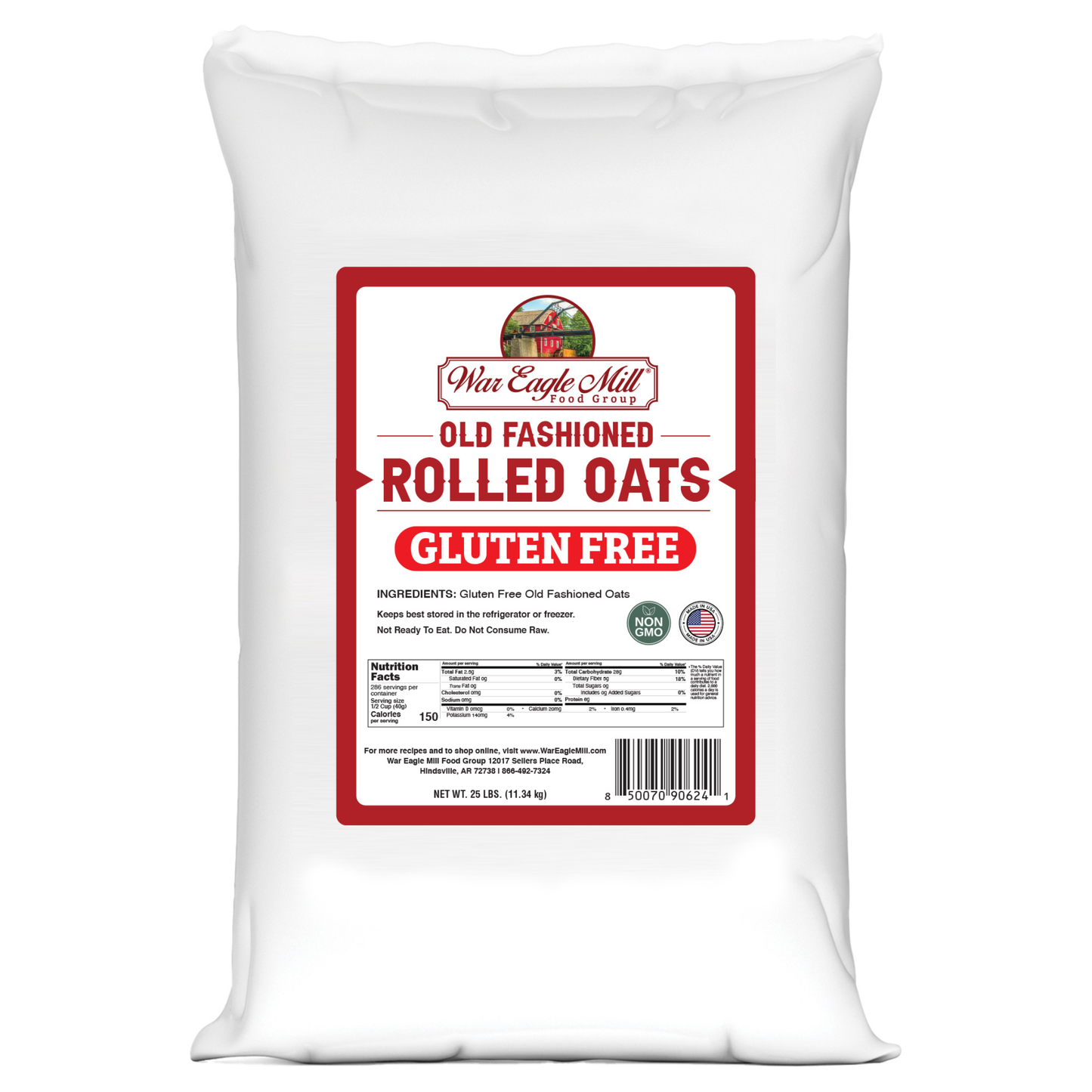 Gluten Free Old Fashioned Rolled Oats
