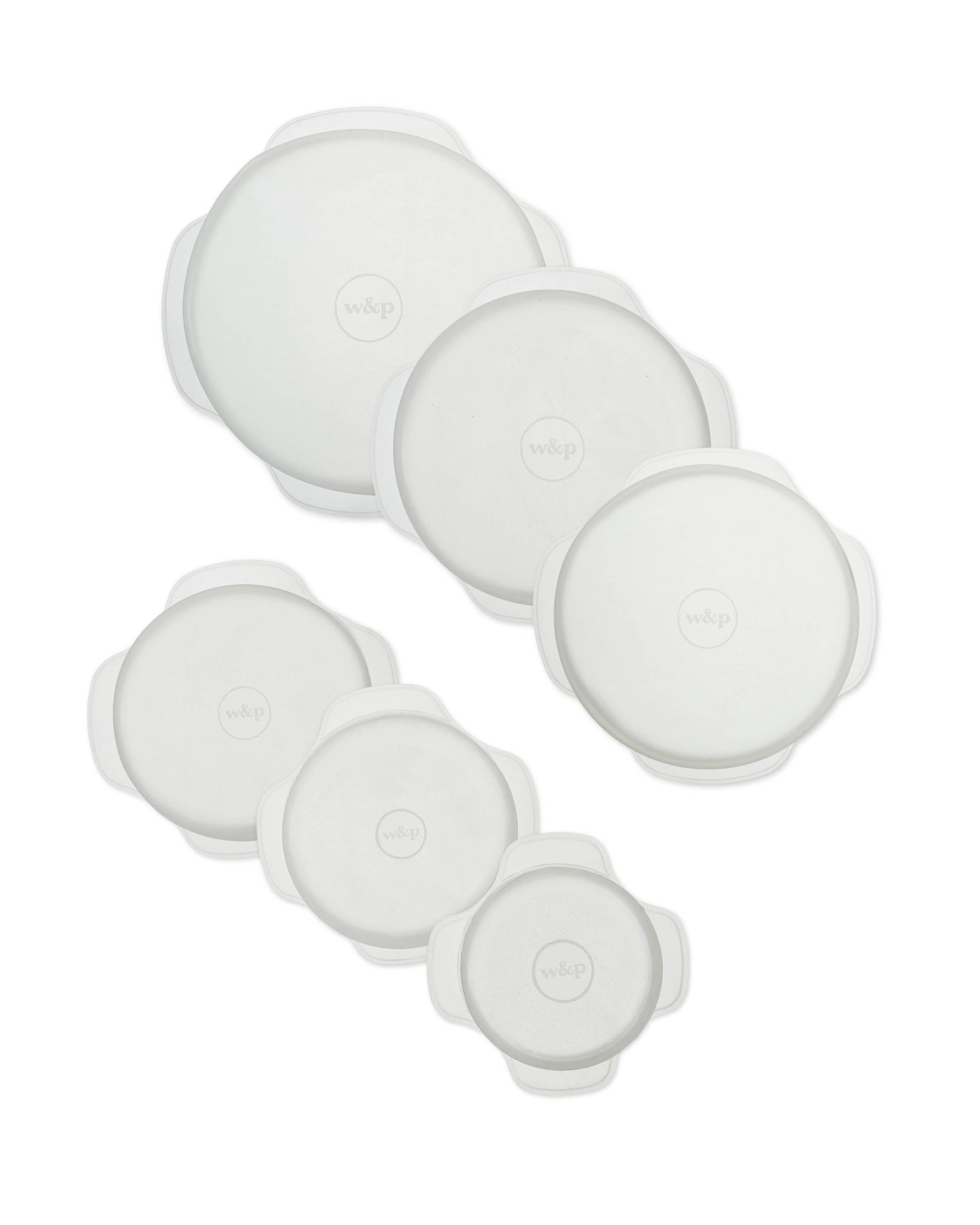 Reusable  Silicone Stretch Lids - Set of 6