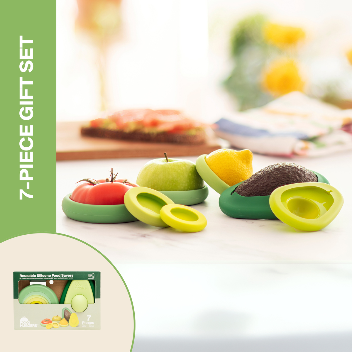 Reusable Food Saver Gift Set – 7 Pieces