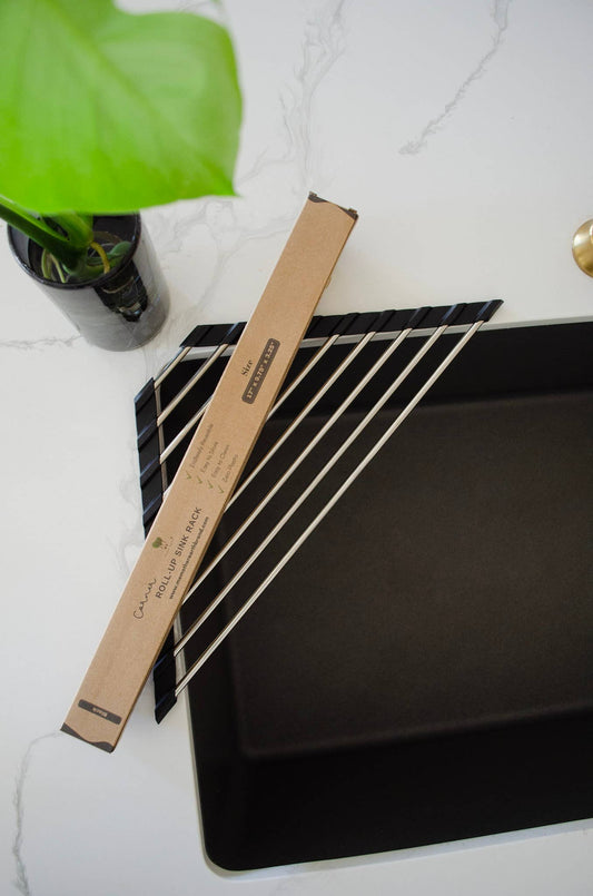 Corner Roll-Up Sink Rack | Shower Rack | Plastic Free