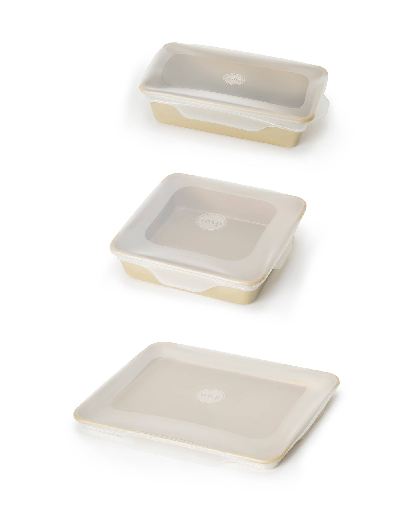 Reusable Silicone Stretch Baking Lids - Set of 3