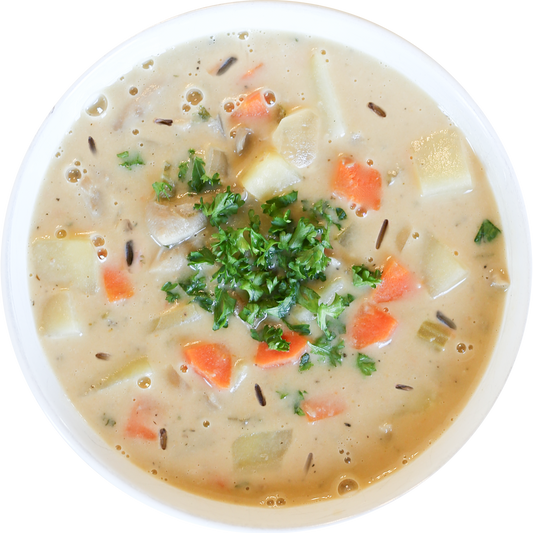 Creamy Mushroom & Wild Rice Soup
