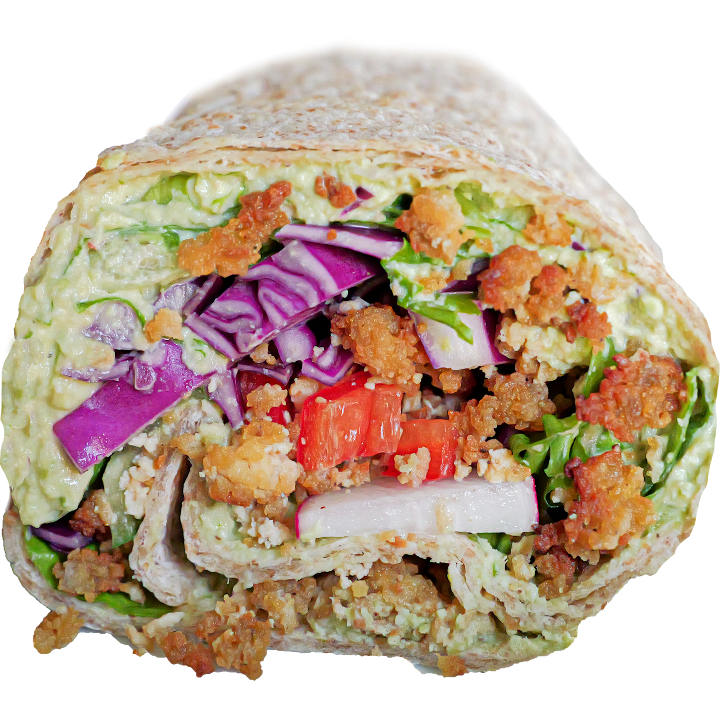 Edamame Hummus Wrap