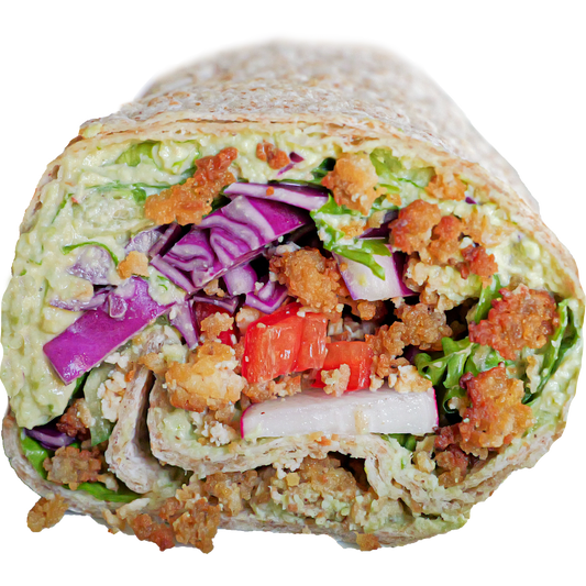 Edamame Hummus Wrap