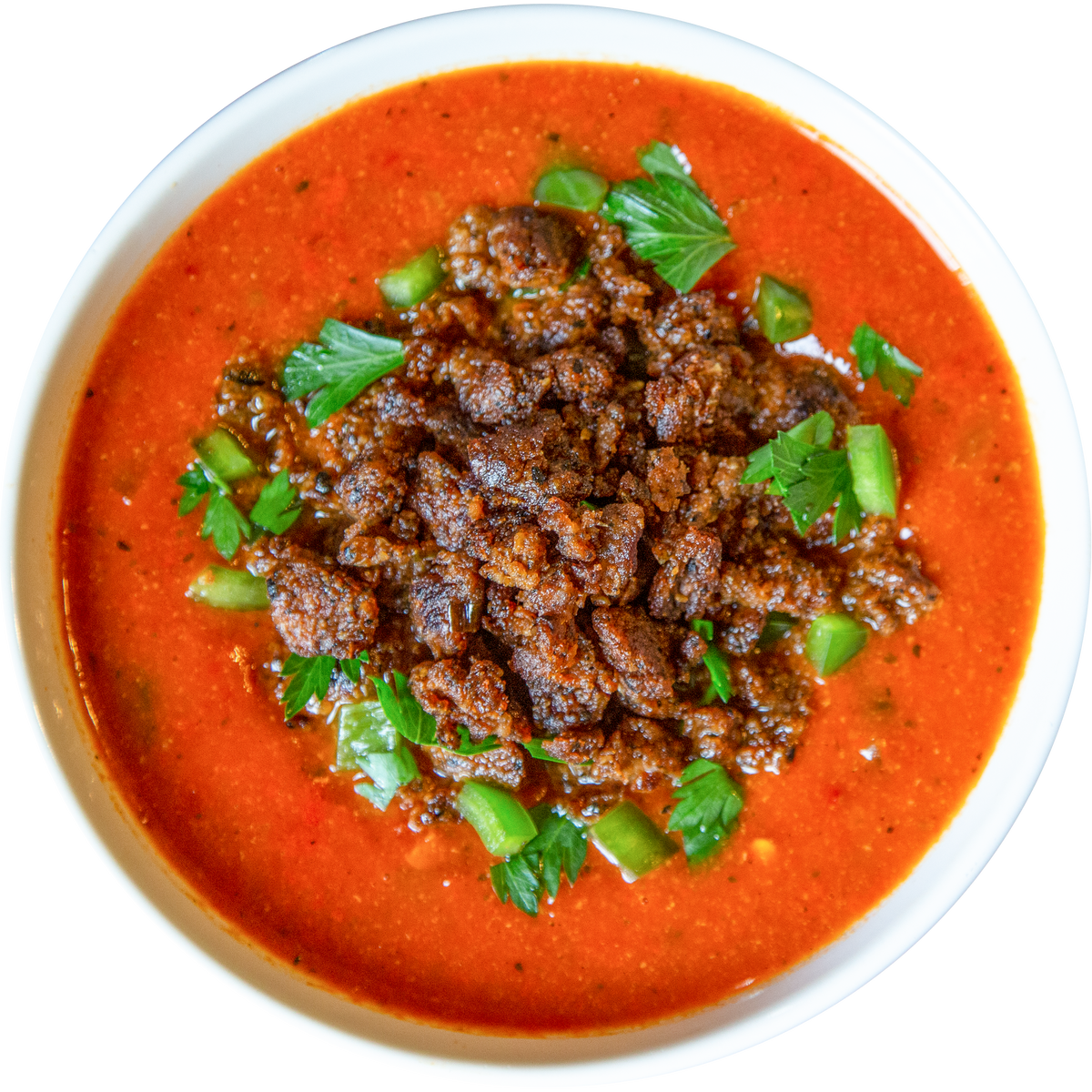 Red Pepper Sausage Soup